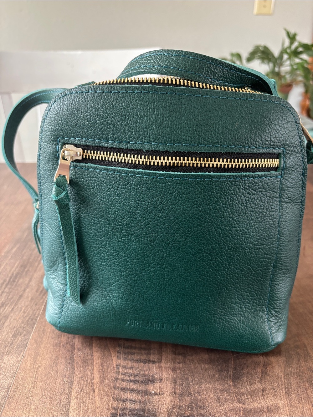 Portland Leather Luna in Seaglass leather. Size medium. Like new